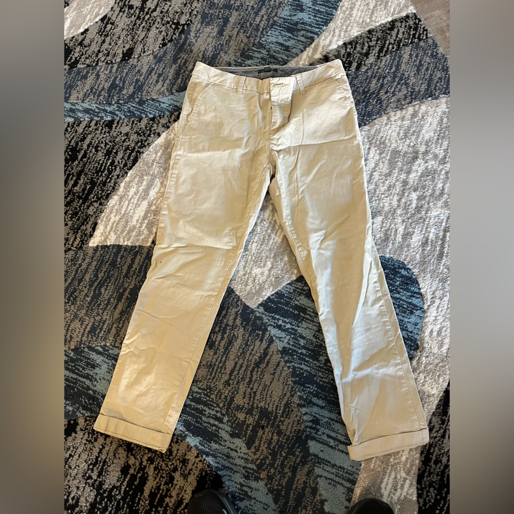 Tommy Hilfiger Men's Cream Pants